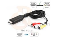 كيبل محول من HDMI الى 3 الوان AV