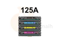 حبر طقم جميع الألوان متوافق مع اتش بي ليزر 125A