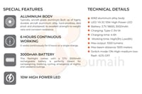 كشاف صغير ليد من جيباس - GEEPAS GFL4684Z