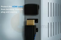 وصلة تحويل اتش دي 90 درجة HDMI L