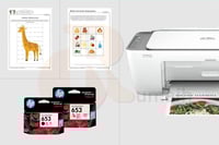 طابعة اتش بي ملون وايرلس HP Printer 2876