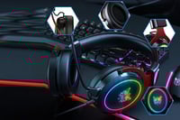 سماعة راس اونيكوما للالعاب اسود و احمر - ONIKUMA X...