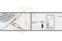 سبيكر سماعة USB للكمبيوتر - KISONLI i-620