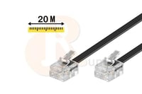 كيبل تليفون ارضي لون اسود - 20 متر