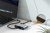 وصلة تايب سي TYPE-C TO LAN + USB