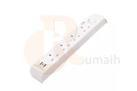 توصيلة كهربائية 2USB + 1Type-c بـ 4 افياش 3 متر