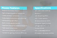 ماوس وايرلس WIFI قيمنق IMICE GW-X7