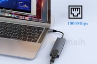 موزع USB-C TYPE-C DOCK الى 5 مخارج