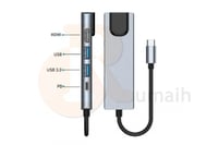 موزع USB-C TYPE-C DOCK الى 5 مخارج