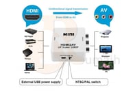 محول من HDMI الى 3 الوان AV