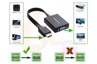 وصلة يوجرين من اتش دي الى بروجكتر