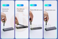 قارئ مشغل هاردسك ORICO CASE M.2 NVMe