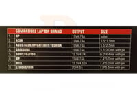 شاحن لابتوب متعدد LAPTOP Universal Adapter 90W MC-...