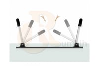 طاولة لابتوب - لون خشبي ابيض Laptop Table