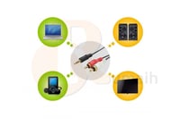 كابل صوت ستيريو Stereo Cable 3M