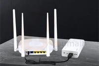 كيبل USB الى مدخل شاحن راوتر 9V