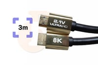 كابل HDMI 8K 2.1V بطول 3M