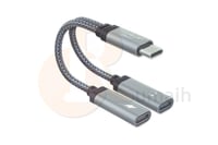 وصلة تايب سي صوت USB-C مع منفذ شحن LP-A14