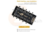 موزع اضاءة مراوح RGB Fan Hub ARGB Controller SATA