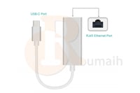 تايب سي الى منفذ شبكة LAN