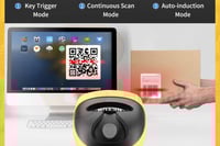 قارء باركود لاسلكي بلوتوث NETUM L8BL PRO