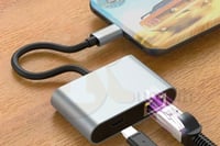 وصلة تايب سي TYPE-C TO LAN + USB