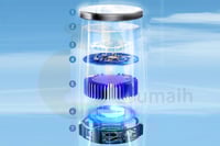 مروحة تبريد الجوال مع خاصية المغناطيس SL-10 RGB