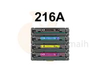 حبر طقم جميع الألوان متوافق مع اتش بي ليزر 216A
