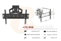 ستاند قاعدة شاشة تلفزيون من 32-75 بوصة FS-908