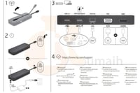 موزع اتش بي HP USB-C Mini Docking Station