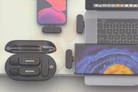 مايك لاسلكي مزدوج للـ ايفون و اندرويد MS-UC763