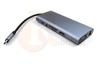 محول 11 في 1 تايب سي USB-C TO HDMI VGA LAN USB