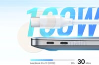 كابل يوجرين هواوي ماك بوك تايب سي - 2 متر