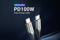 كابل هواوي ماك بوك تايب سي 100W من فينشن - 2 متر