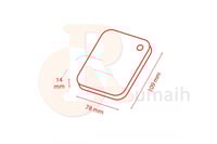 هاردسك توشيبا خارجي احمر - TOSHIBA 1TB