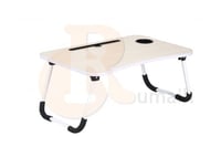 طاولة لابتوب - لون خشبي ابيض Laptop Table