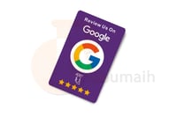 بطاقة تقييم قوقل ماب NFC Card for Google Review