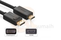 كابل ديسبلاي بورت الى اتش دي UGREEN DP TO HDMI