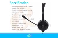 سماعة راس اتش بي HP DHE-8009