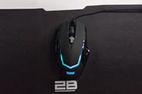 ماوس قيمنق سلكي RGB + وسادة 2B