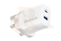 بروميت شاحن جوال تايب سي منزلي ابيض 17W