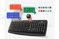 كيبورد و ماوس لاسلكي - Genius Wireless Keyboard KM...