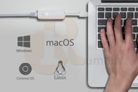 محول USB منفذ شبكة TP-LINK UE300 LAN