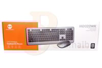 كيبورد و ماوس لاسلكي وايرلس - MD322WK