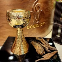 مبخر ستيل ذهبي صناعه صيني خفيف الوزن حجم كبير