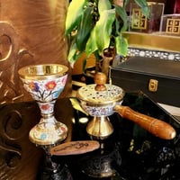 مبخر خشب مع نحاس صناعة هندي +مدخن نحاس