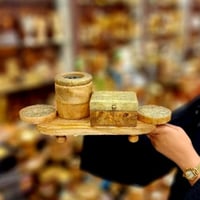 طقم مبخرة مع علبة للعود صناعة هندية يدوية