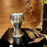 مبخر ستيل فضي صناعة يدوية هندي حجم وسط ثقيل