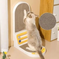 خداشة جدارية مع كور للقطط بألوان عشوائية