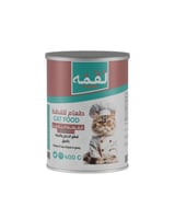 لقمة قطع الدجاج والتونة في المرق للقطط البالغة 400...